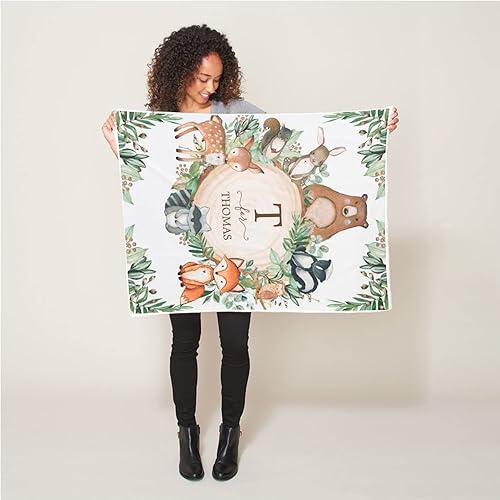 Miniatura 5 de Mantas de bebé personalizadas con nombre para niña y niño, manta de bebé súper suave para niños y adultos, manta personalizada para cama, sofá,