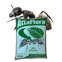 ​Isca Formicida Granulada 500g Atrativa Mata Formigas Cortadeiras Jardim Controle Infestação
