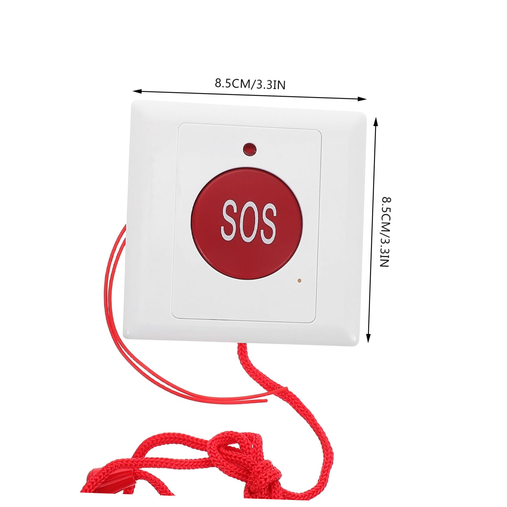 Totority Emergency Call Button for Seniors Boys and Girls Wall Mount Call Button Buzzer Alarm Button Emergency Aid Assistance Device