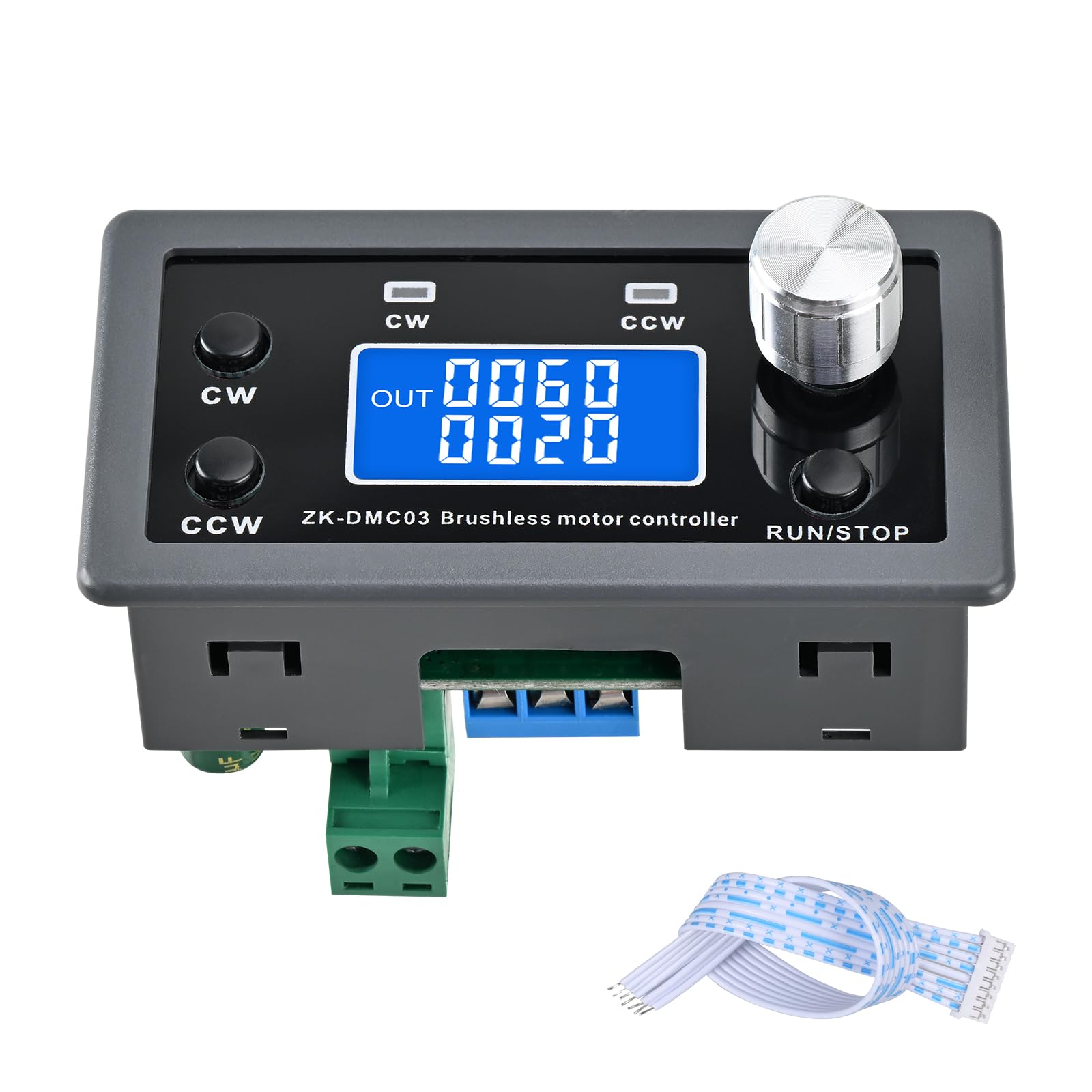 Controller motore brushless senza sensore, 12-30 V DC 10 A, 23 modalità di movimento, controllo della velocità, avanti/indietro, modulo di controllo per elettronica fai da te, pompa, ventola e