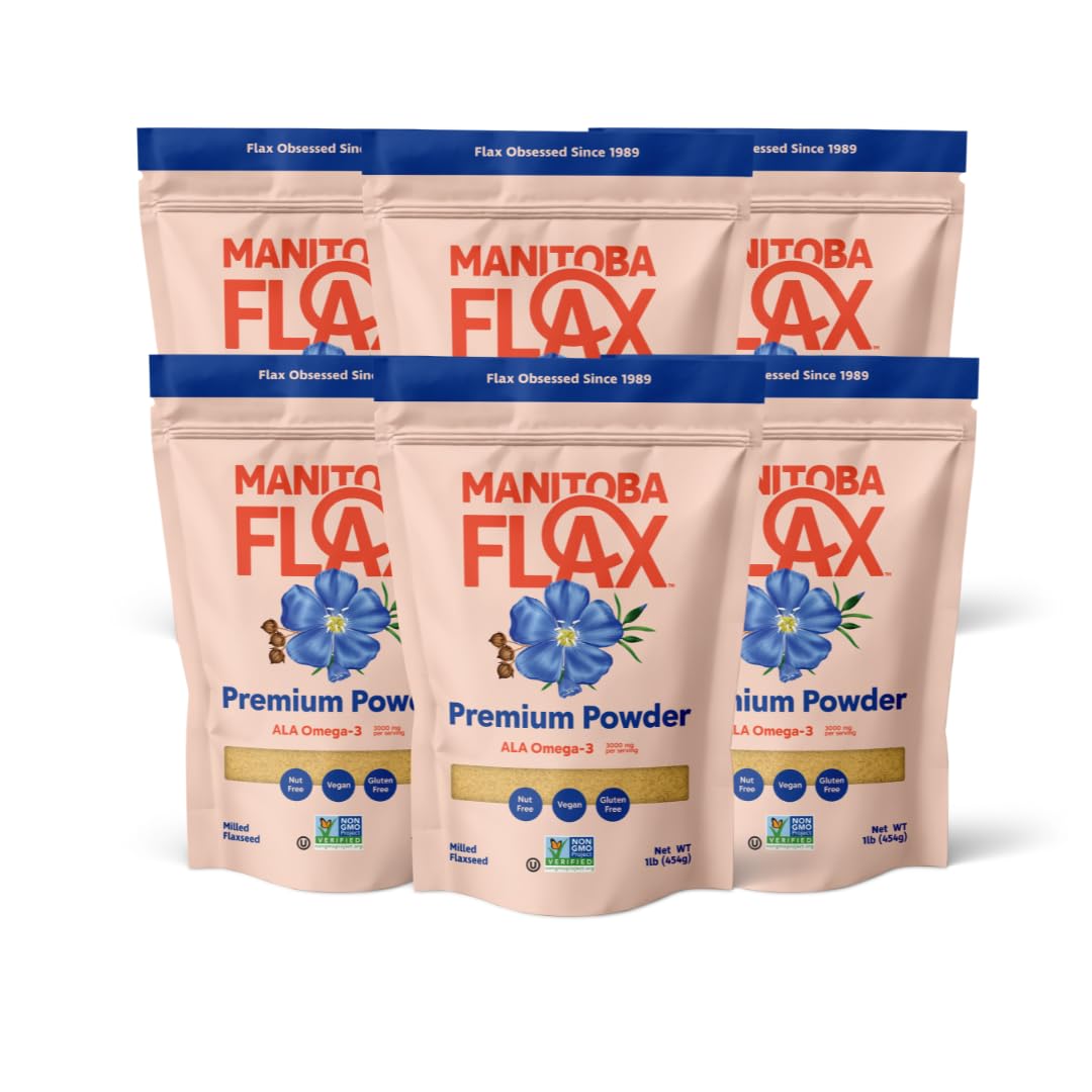 極美品！FLAX　FL-BOA25cm Amazon.com: Ground Flax Seed | Manitoba Milling Co | Six 1lb Bags