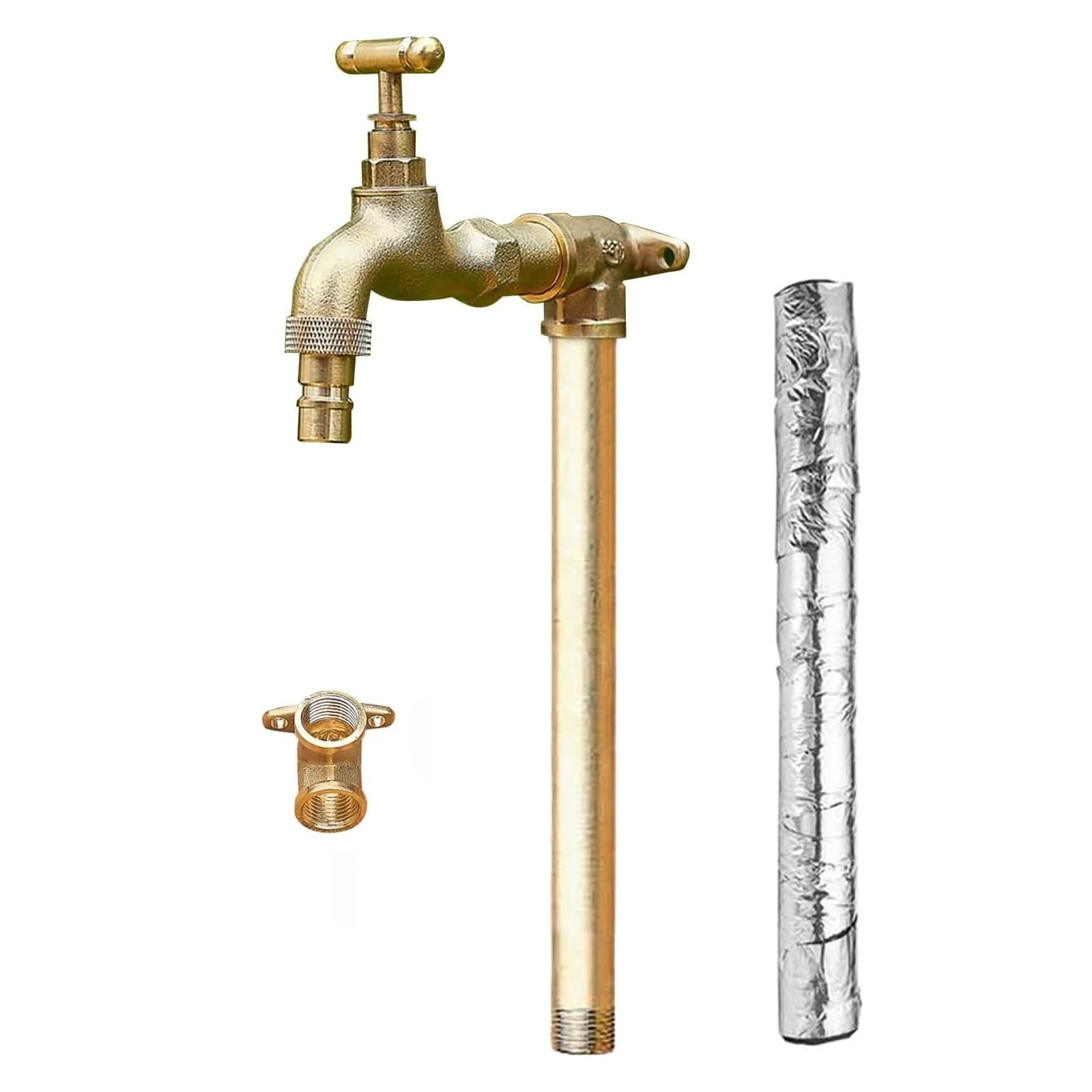 XDLEDMKIZ Water Spigot,Freestanding Garden Water Column with Faucet, Outdoor Vertical Antifreeze Water Pipe for Lawns, Cleaning, and Irrigation