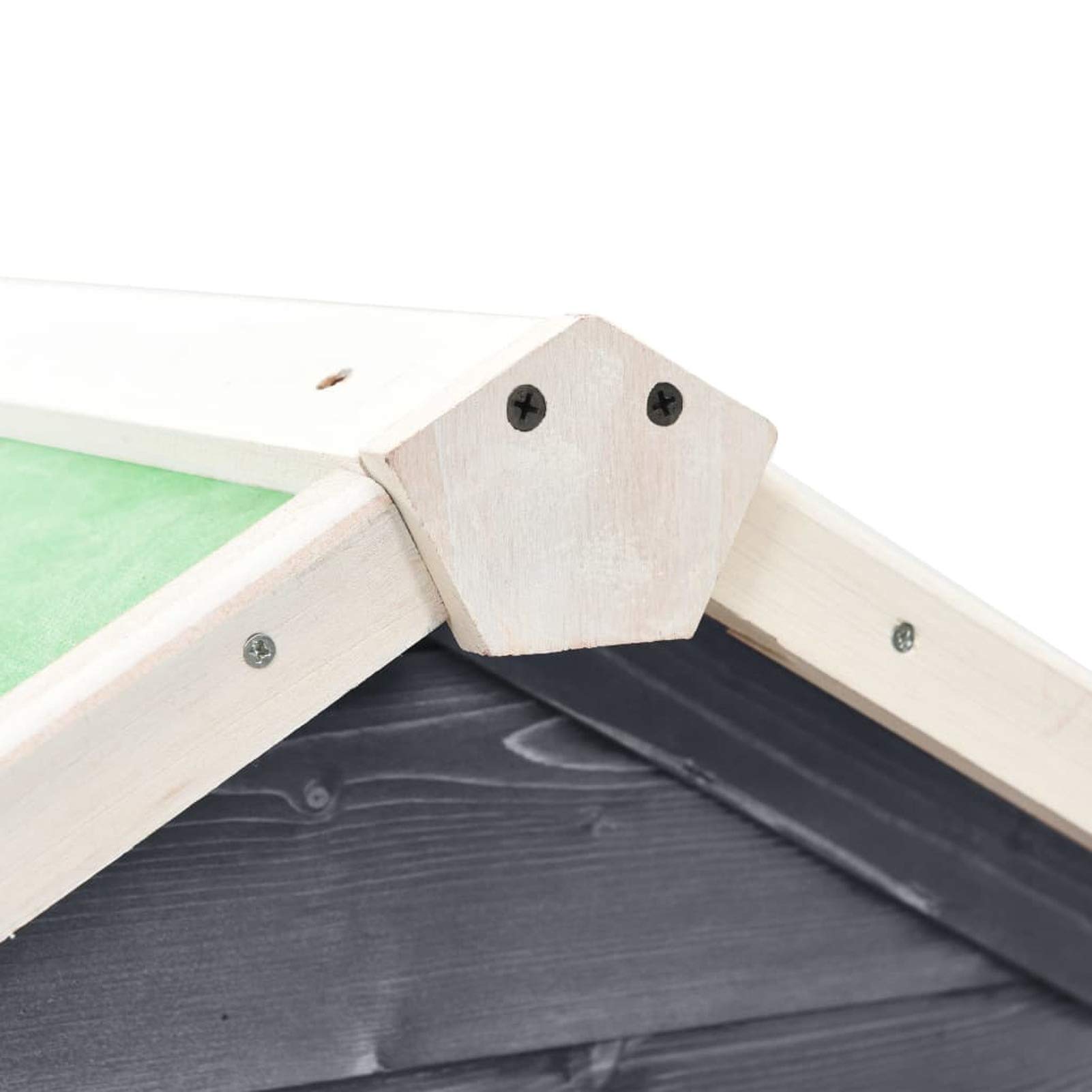 Conejera, SHUJING Jaula Cobaya, Jaulas para Conejos, Jaula Hamster, Casa Conejo, Casita Conejo, Nido Conejo, de Madera Maciza de Abeto Gris y Blanco 140x63x120 cm