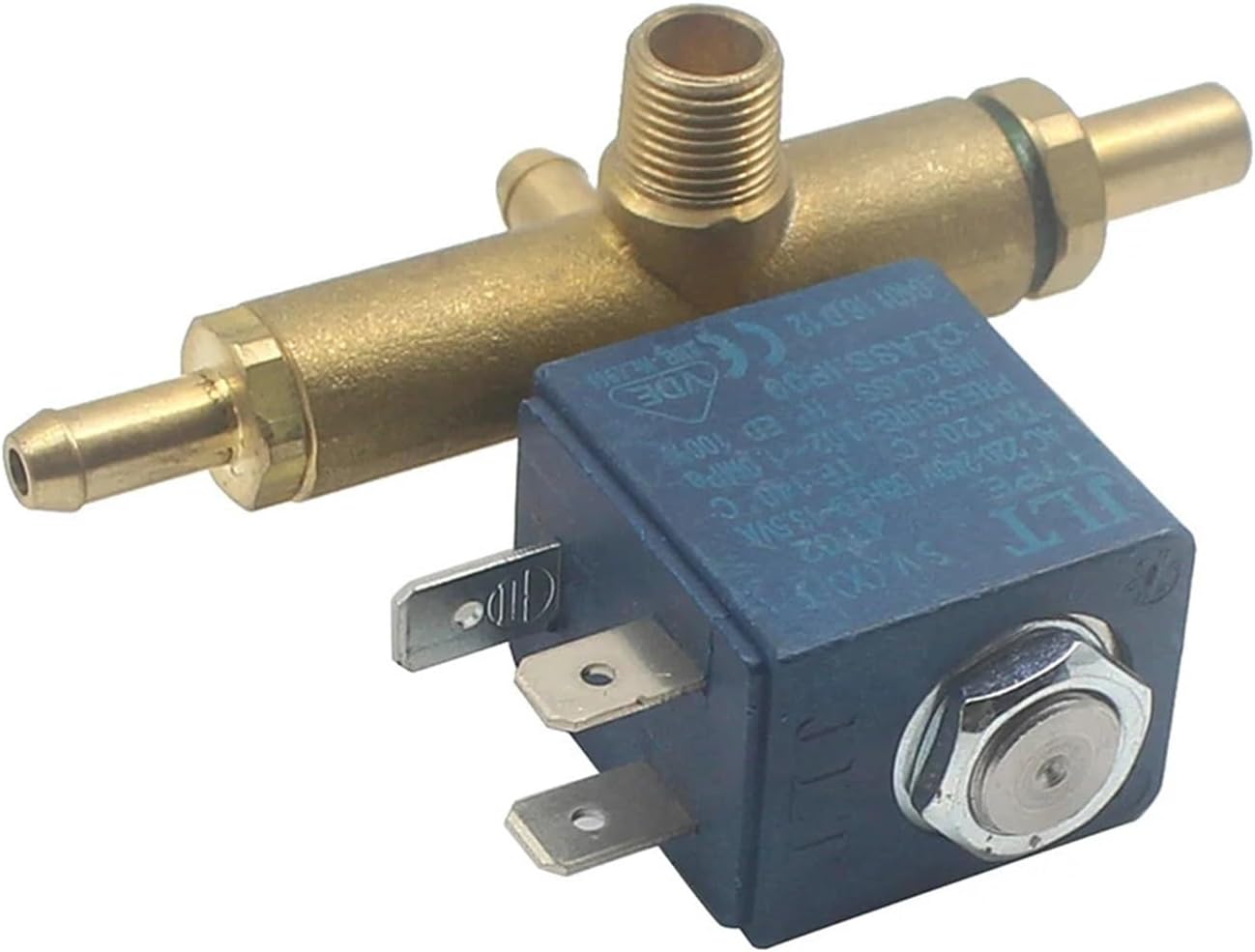 4T02 External Thread AC220V - 240v 4 Way G1/8" 1.0MPa Water Steam Gas Solenoid Valve