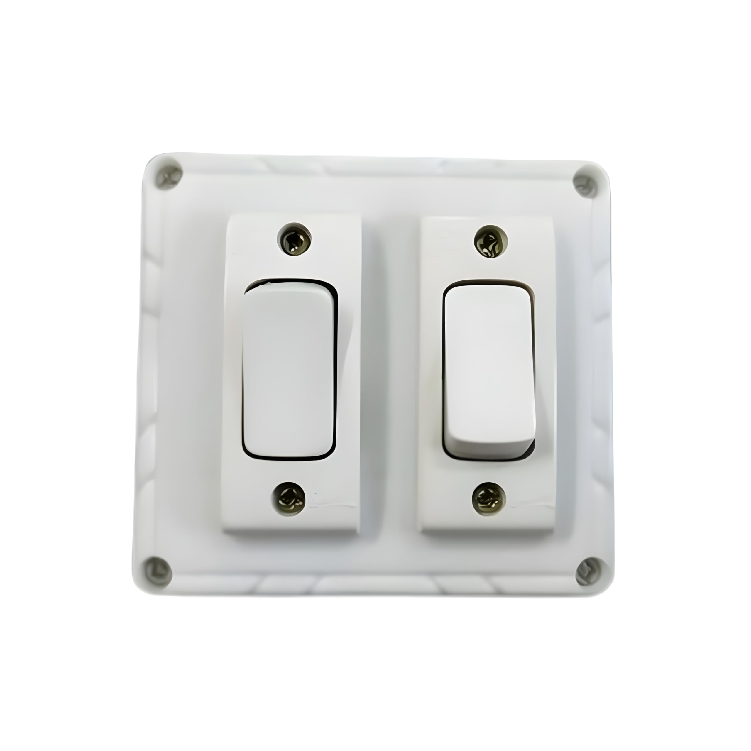 Premium 2-Way Modular Electrical Switch Board, White Finish, Heavy-Duty Wall Mount with Pure Brass Terminals, Silent Switching, 220-240V-image-40