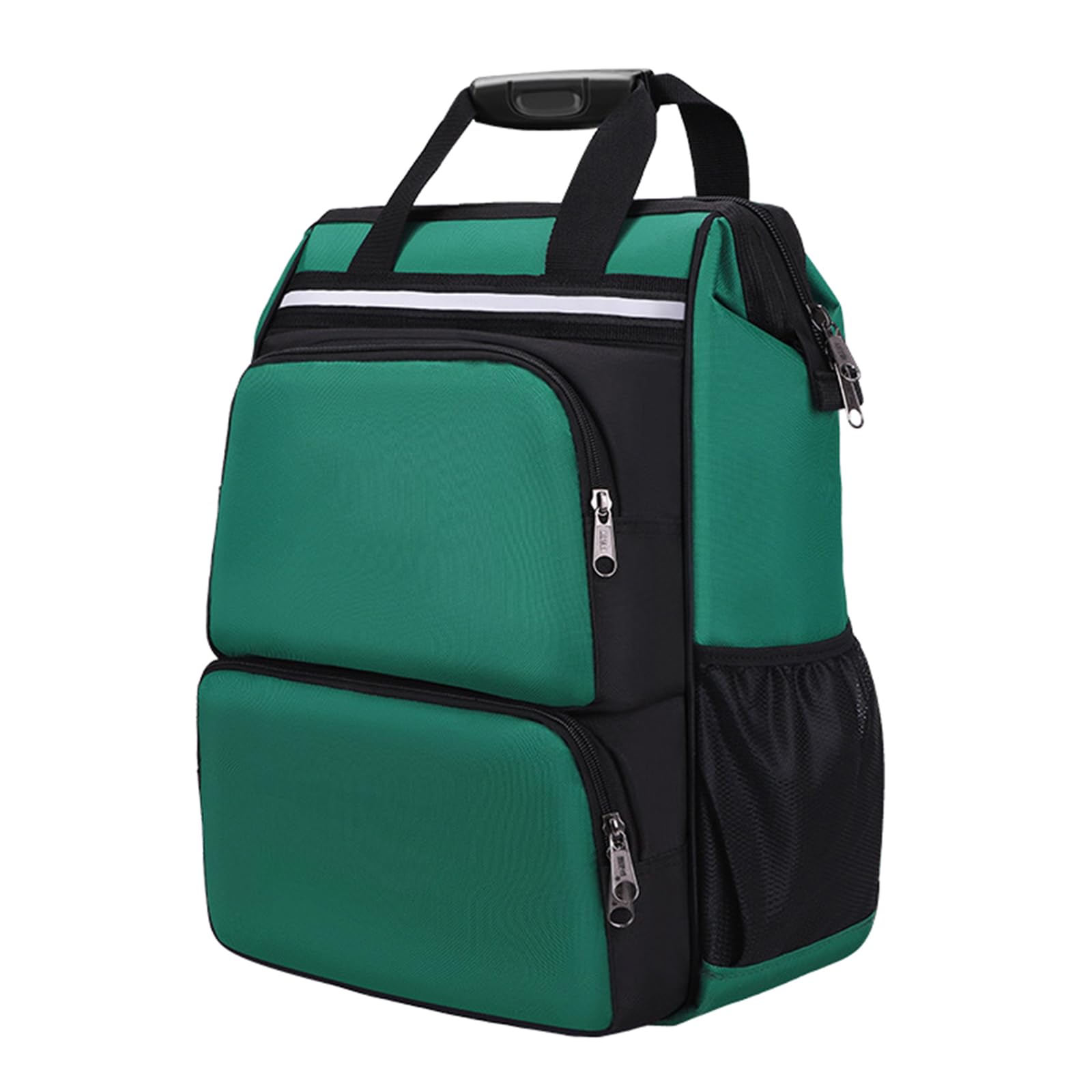 YHAILI Heavy Duty Waterproof Tool Backpack Electrician Tool Shoulder Bag Oxford Cloth Tools Organizers with Multiple Pockets