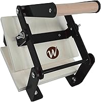 Vista 5 de woodlinopress Prensa de impresión de bloques de lino a mano, prensa de linóleo, negro-a5