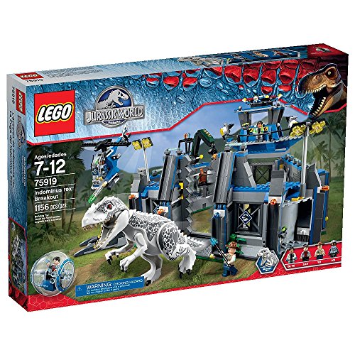 Kit by Jurassic World, Indominus Rex Breakout 75919 Building Da 7 a 12 anni - Lego - Immagine 1