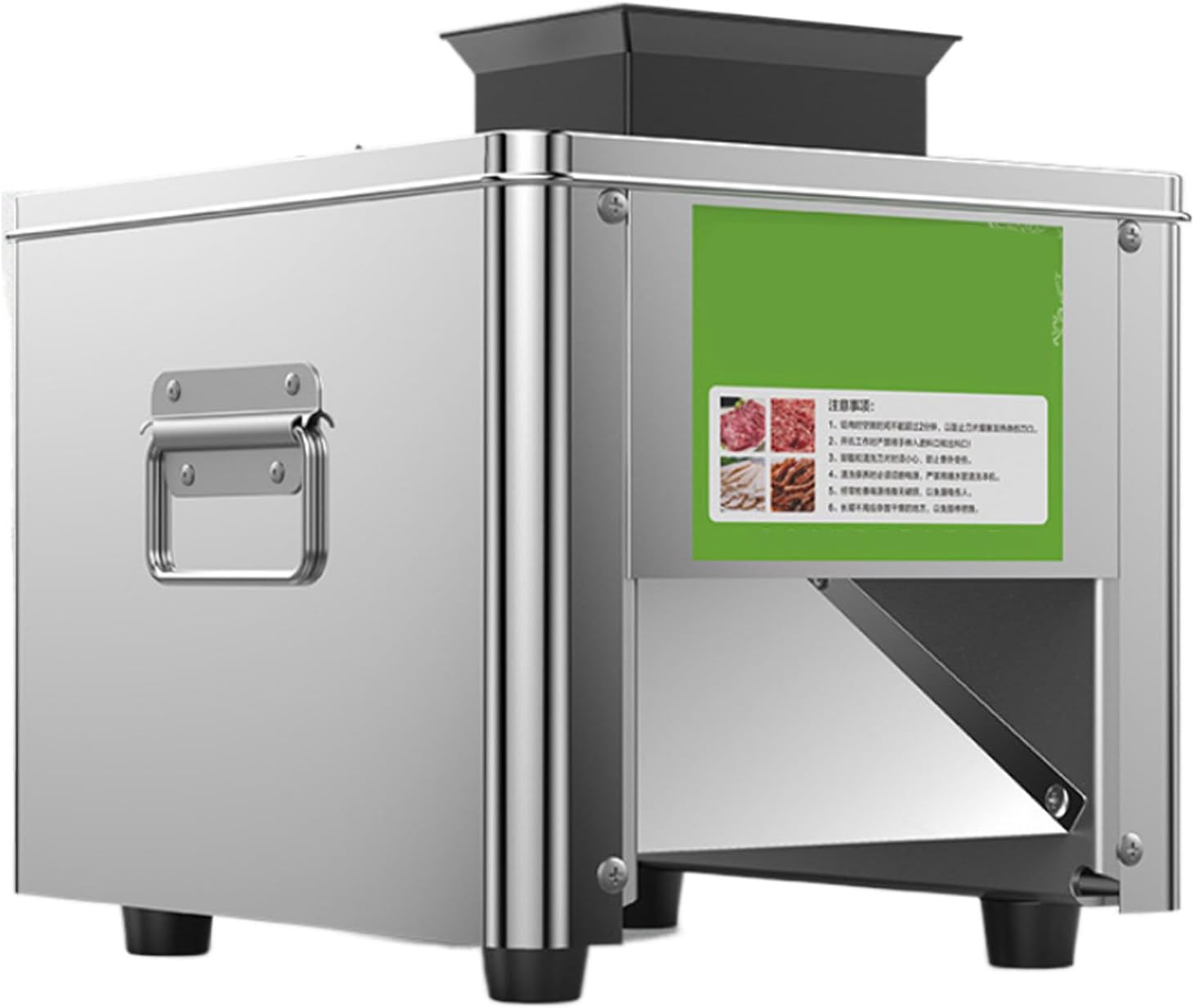 850w Electric Meat Slicer, Stainless Steel Commercial Cutting