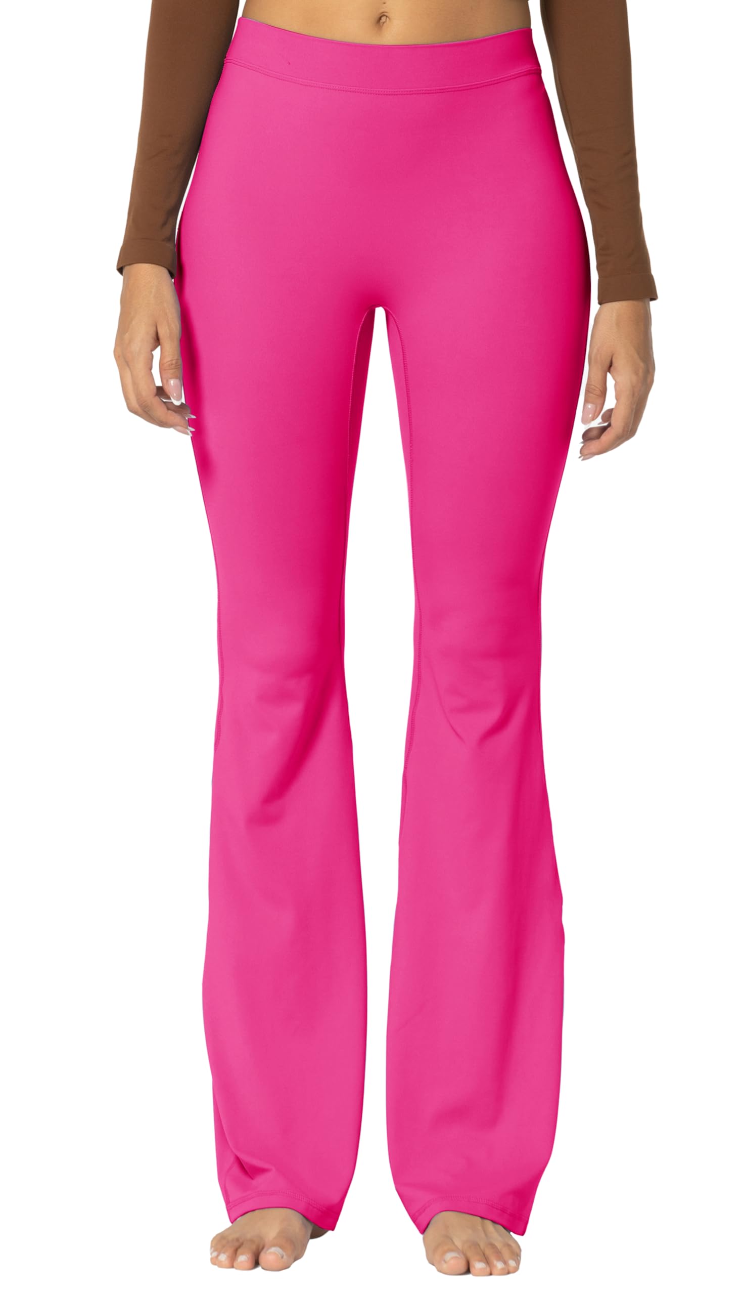 Sunzel Flare Leggings for Women, Crossover Yoga Pants with Tummy Control