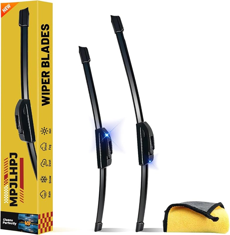 Palhetas do limpador de para-brisa Mpjlhpj 24" e 20" com encaixe U/J Hook – Par