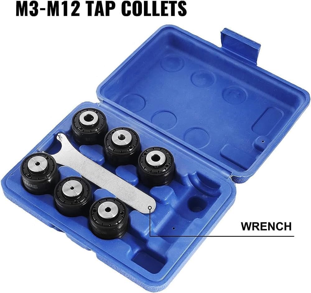 Pneumatic Tapping Machine Arm M3-M12 Tap Collets Pneumatic Air Tapper Machine 400rpm/min Universal 360 Angle Flexible Arm Nut-Tapping Machine