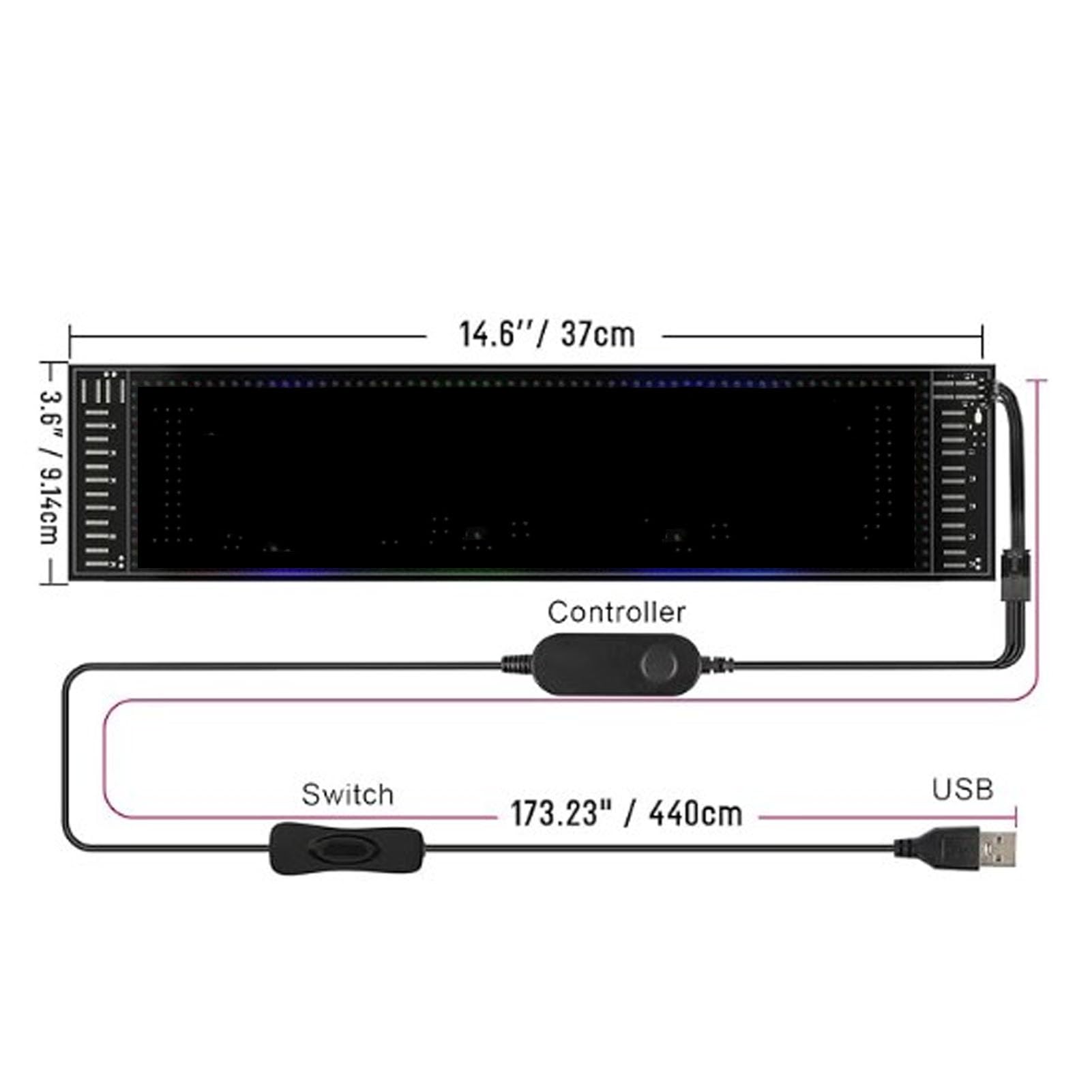 Programowalny znak LED LOCADENCE, przewijany znak reklamowy LED, kontrola aplikacji Bt Koraliki RGB Przewijany jasny reklamowy znak LED, wodoodporny panel LED USB IP66