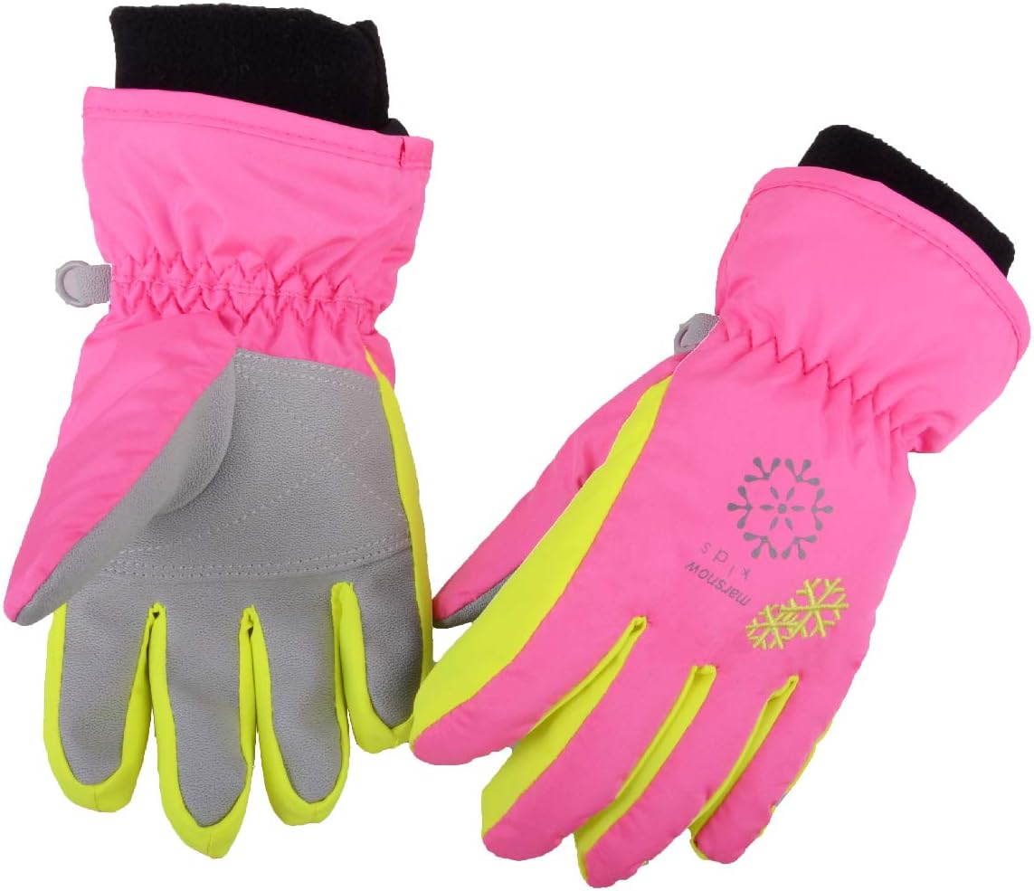 Azarxis Kids Children Snow Gloves Winter Windproof Ski Gloves for Snowboarding, Sledding, Cycling : Clothing, Shoes & Jewelry