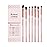 Lamora Eyeshadow Brush Set - Precision Eyeshadow Brushes For Blending Smudging Shading Defining Powdered and Liquid Eye Make-Up - 7Pc Pro Eye Makeup Brushes With Vegan Bristles