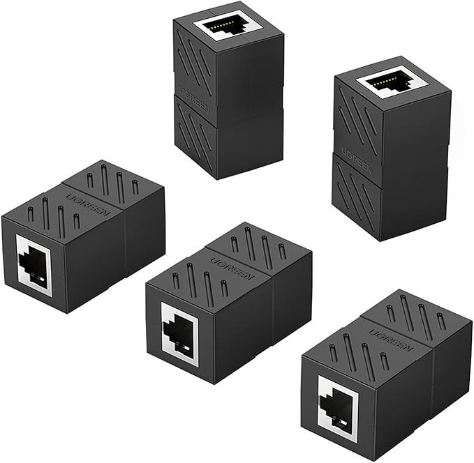 UGREEN RJ45 Coupler Extender Connector 5 Pack