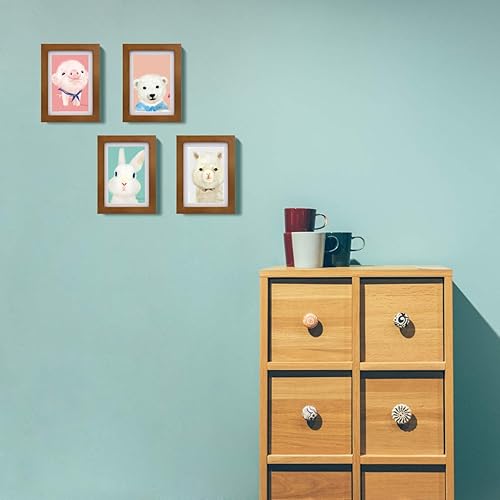 Vista 847 de Egofine Portarretratos de 9 x 12 pulgadas hecho de madera maciza con plexiglás, fotos de 5 x 7/6 x 8 con paspartú o de 9 x 12 pulgadas sin paspartú