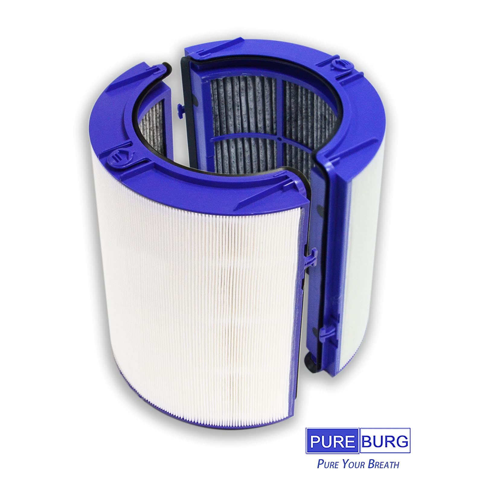 PUREBURG Filtro di ricambio compatibile con Dyson Pure Hot + Cool HP06 & Pure Cool TP06 & Pure Cool + Umidificazione PH01 PH02 purificatore d'aria, H13 HEPA e carbone attivo 2-in-1