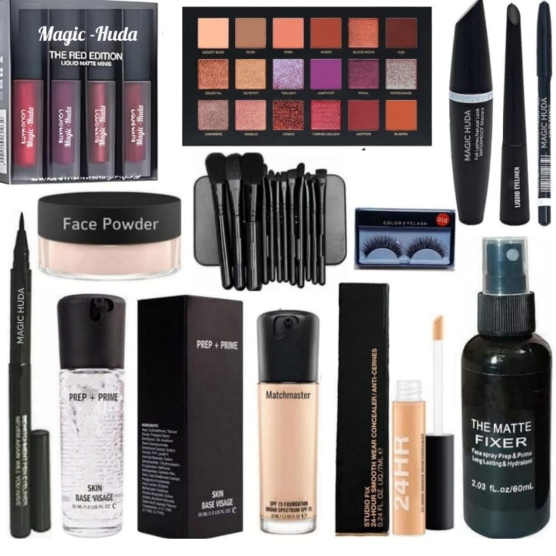 MagicHuda Professional Waterproof HD Beauty Parlour Makeup Kits Combo For Women & Girls With All Products In 1 Set 16-image-2