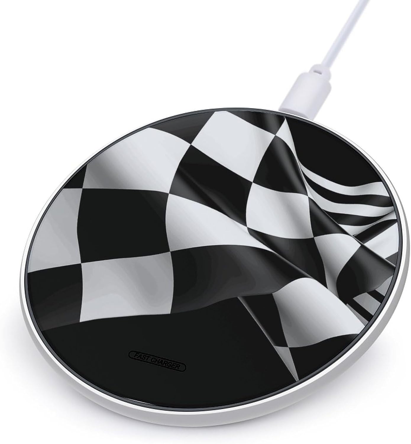 Portable Wireless Charger Aluminum Alloy Frame with Indicator Light