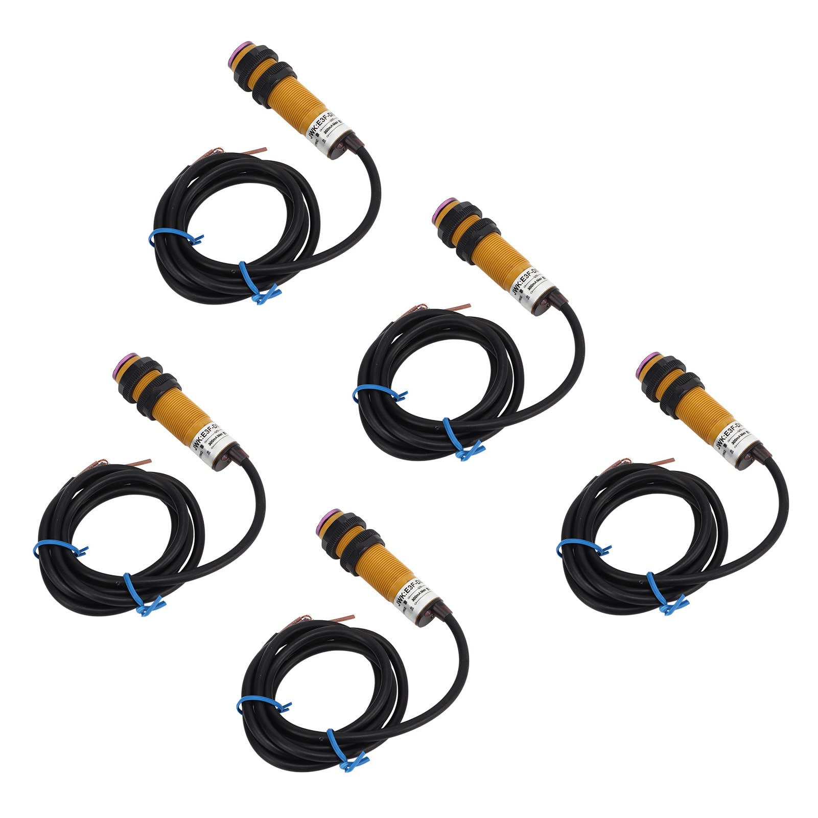 Sensore A Infrarossi E18-D80NK Per Ostacoli - 2 Pezzi, Distanza 3-80 Cm Regolabile, NPN