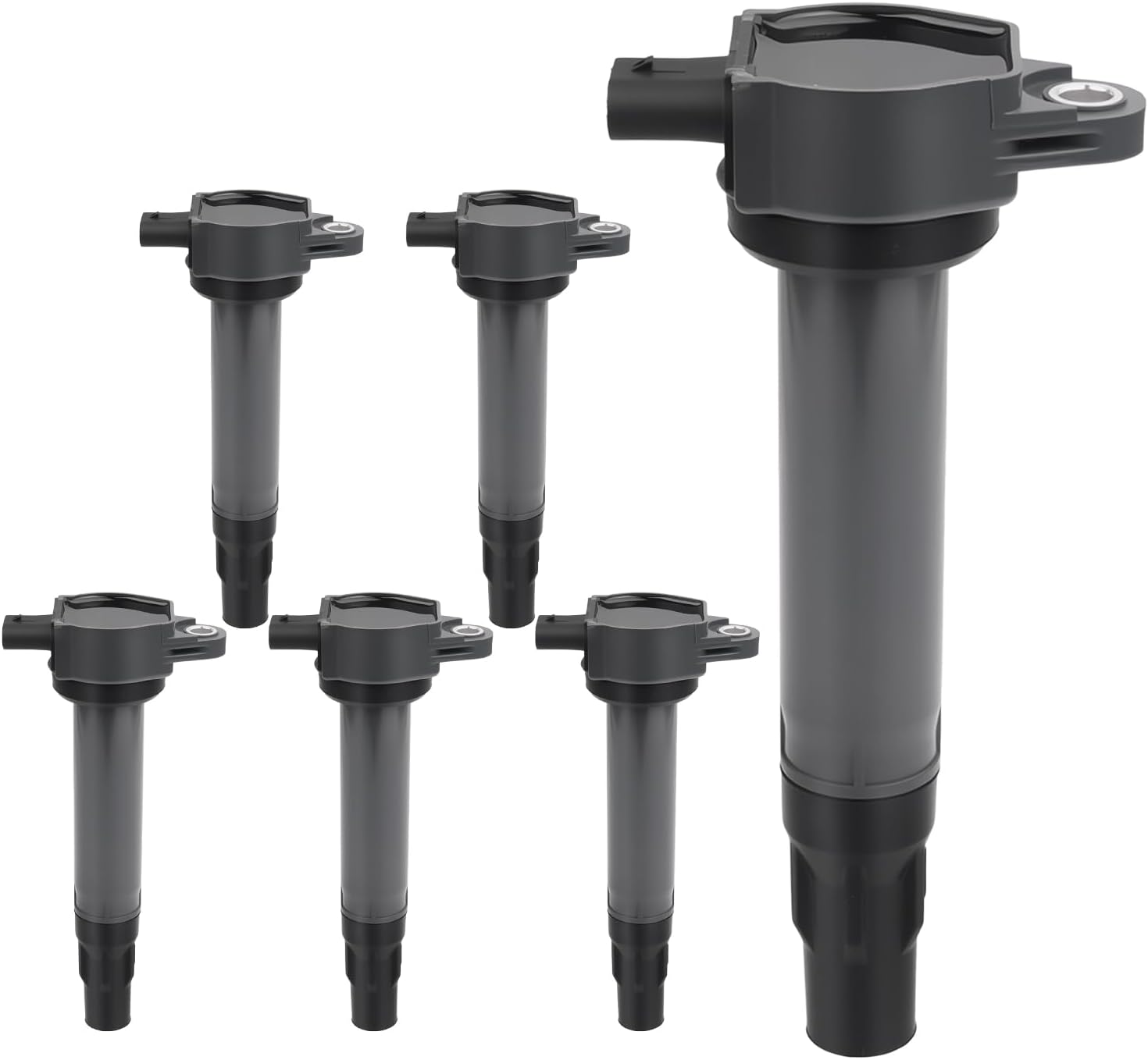 Ignition Coil Pack Fits for Dodge Nitro Magnum Charger Grand Caravan Avenger Challenger Journey Stratus, for Chry 300 Sebring Pacifica Town & Country 2.7L 3.5L 4.0L V6 Replace UF502 6PCS