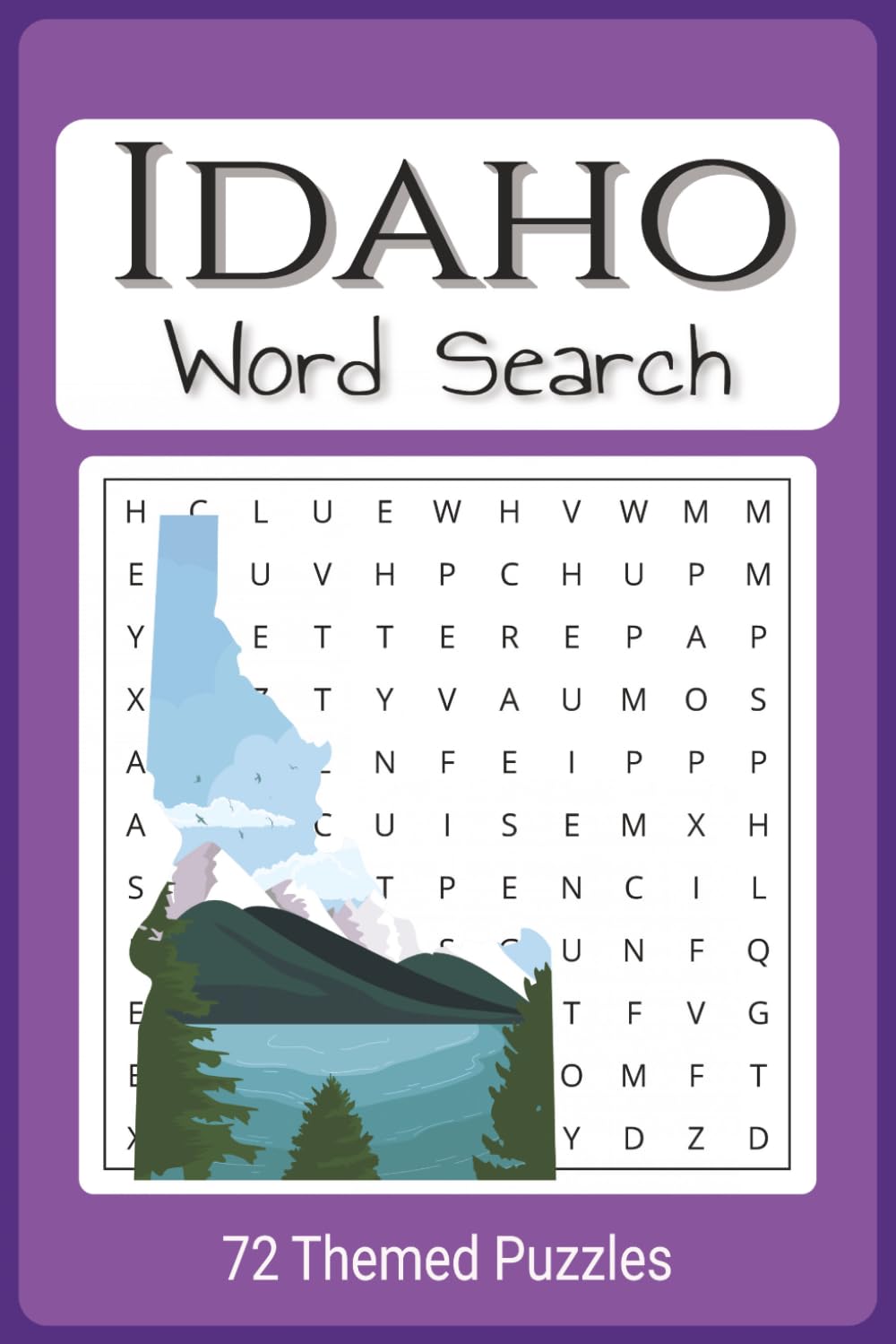 Idaho Word search puzzle book: All Thing Idaho word find, easy to read Travel size