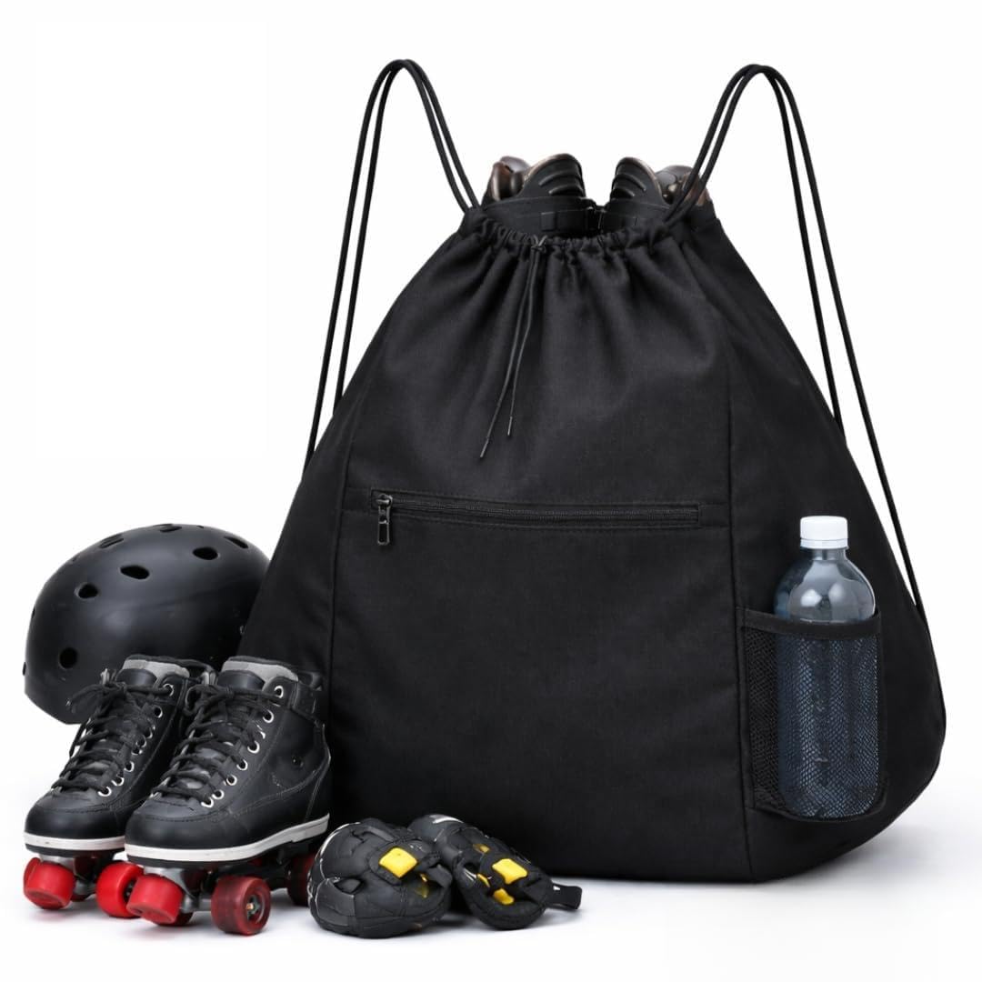 EDRAK Universal Roller Skating Bag with Drawstring Shoulder Straps – Multipurpose Carry Bag for Inline Skates, Quad Skate... - Review, Price and Buying Guide