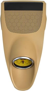 Sport Chrono Stopwatch Mounted Dashboard for Porsche 718 Boxster Cayman 982 | 2016-2022 Beige Panel and Yellow Clock