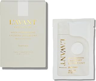 L'AVANT Collective Laundry Detergent Soap, Ultra Concentrated Liquid, Odor Defense, Eco-Friendly, Travel Size 0.84 Fl Oz, Pack of 5