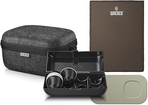 Miniatura 2 de WACACO Minipresso NS2 - Funda protectora con caja de cápsulas, posavasos y toalla, accesorio para máquina Minipresso NS2