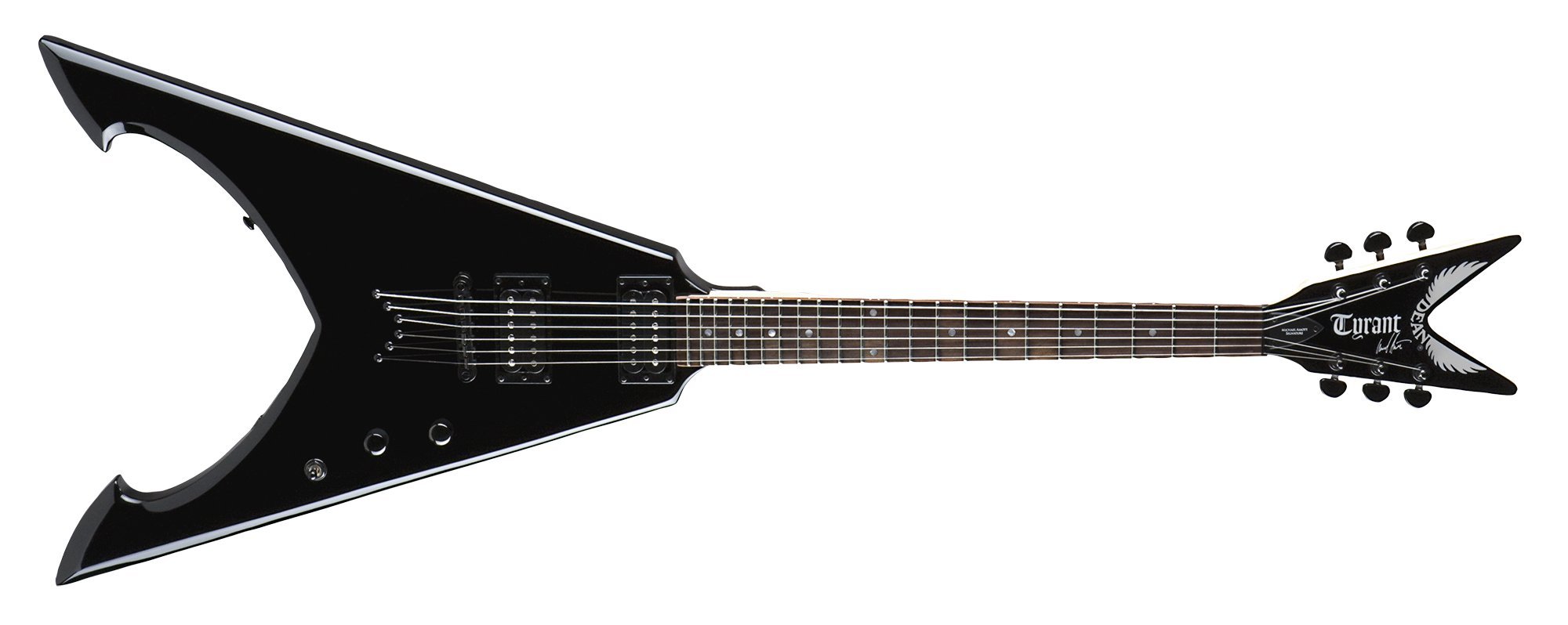 Dean Michael Amott Tyrant X Electric Guitar, Classic Black