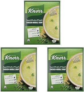 شوربة نودلز الدجاج من كنور (عبوة من 3 قطع)