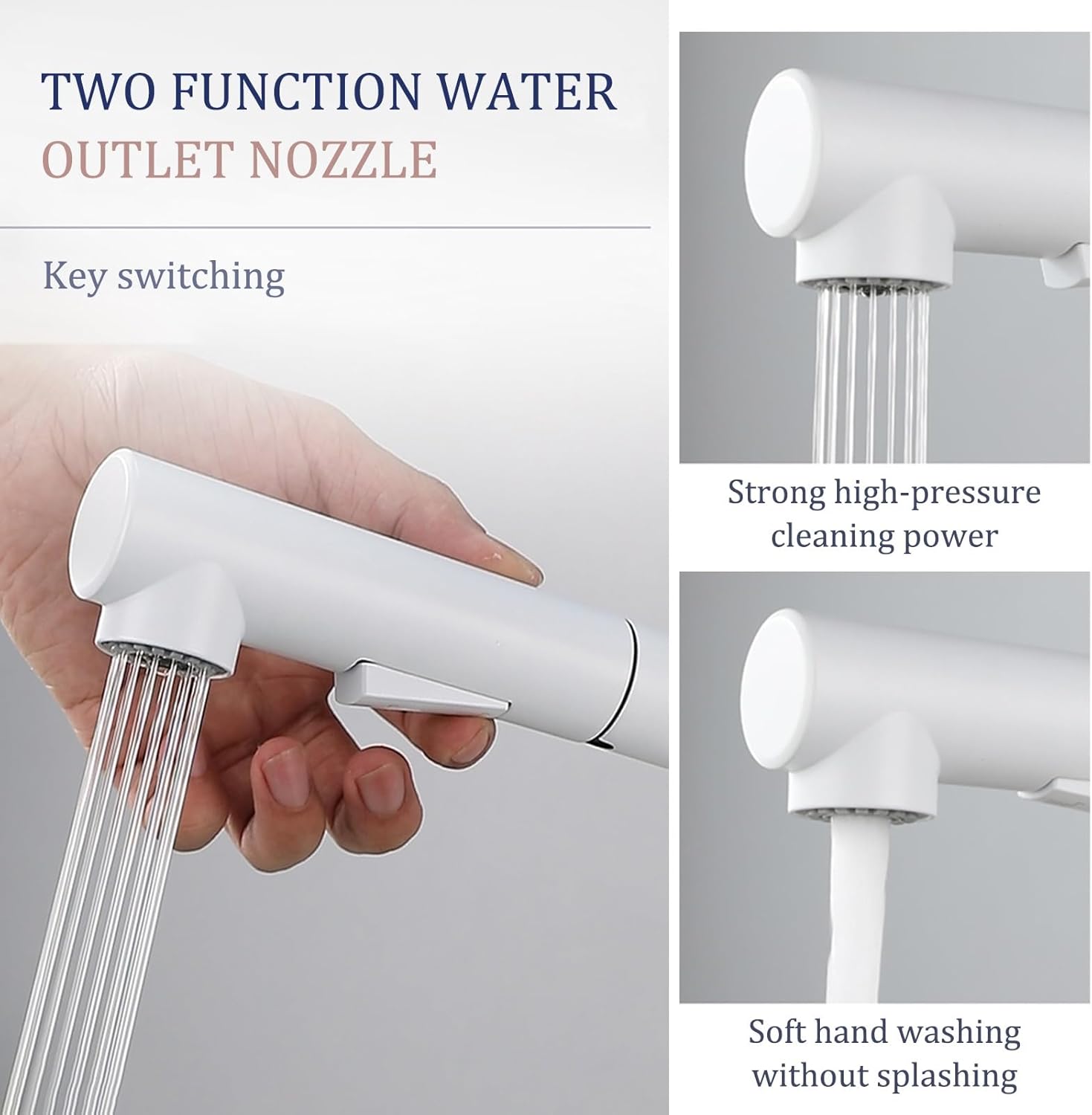 Pu Kitchen Faucet - 2 Functions, Farmhouse Style, Easy Installation, Versatile Colors for RVs & Modern Homes