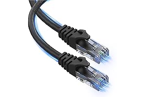 Ultra Clarity Cat6 Ethernet Cable 100ft, Cat5e 100ft Alternative