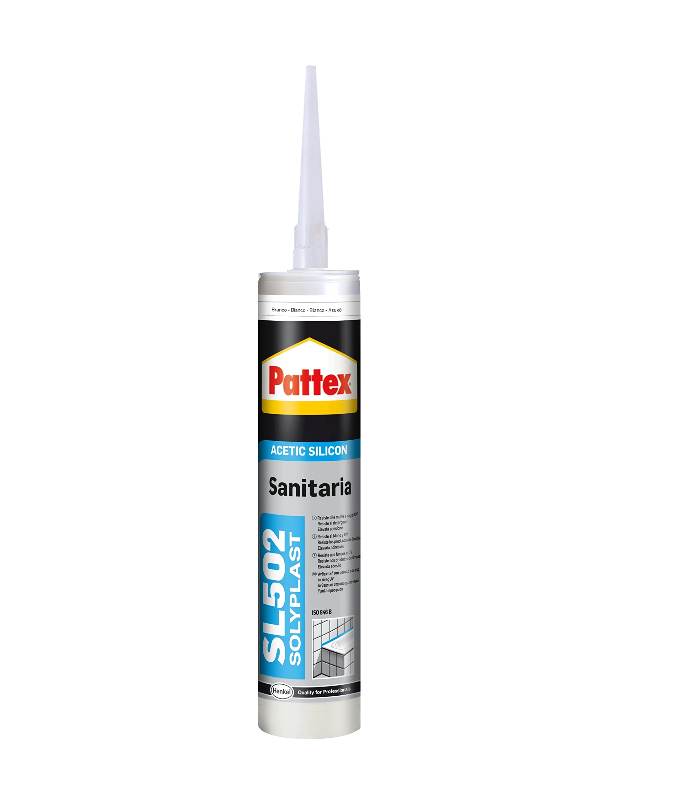 SL 502 Sanitaria Cart. 300 ml - Transparente