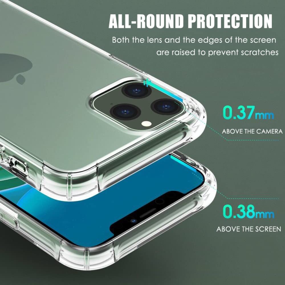 Cover Per IPhone 11 Rembcom Con Lente Scorrevole - Silicone Opaco Trasparente, Retro Satinato Antigraffio, Antiurto, Colori Vivaci (Rosso, Viola, Nero, Blu) - 4