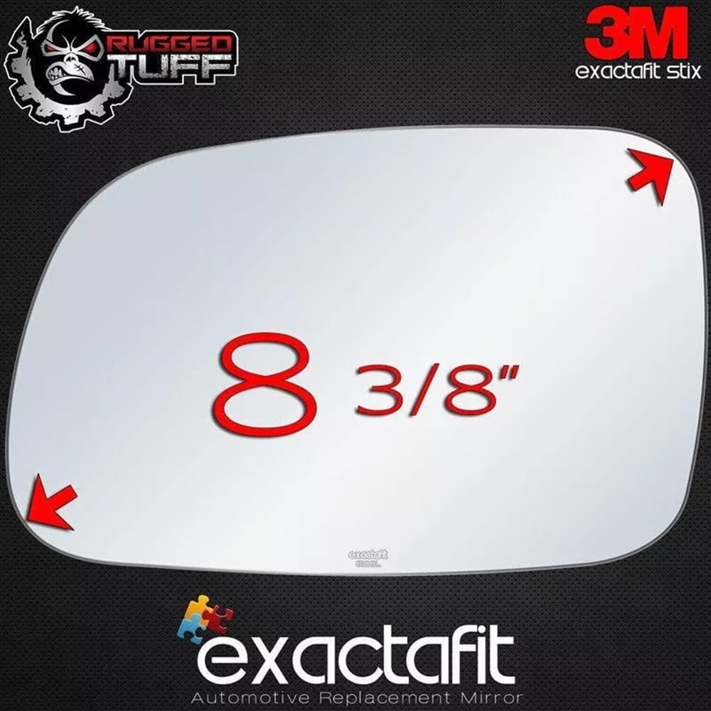 Driver Side Mirror Glass Replacement For 1999 2000 2001 2002 2003 2004 Jeep Grand Cherokee Left Door Mirrors exactafit 8108L