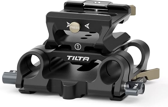 Tilta Modular Baseplate Type I with15mm LWS Rod Support Black | TA-MBP1-B