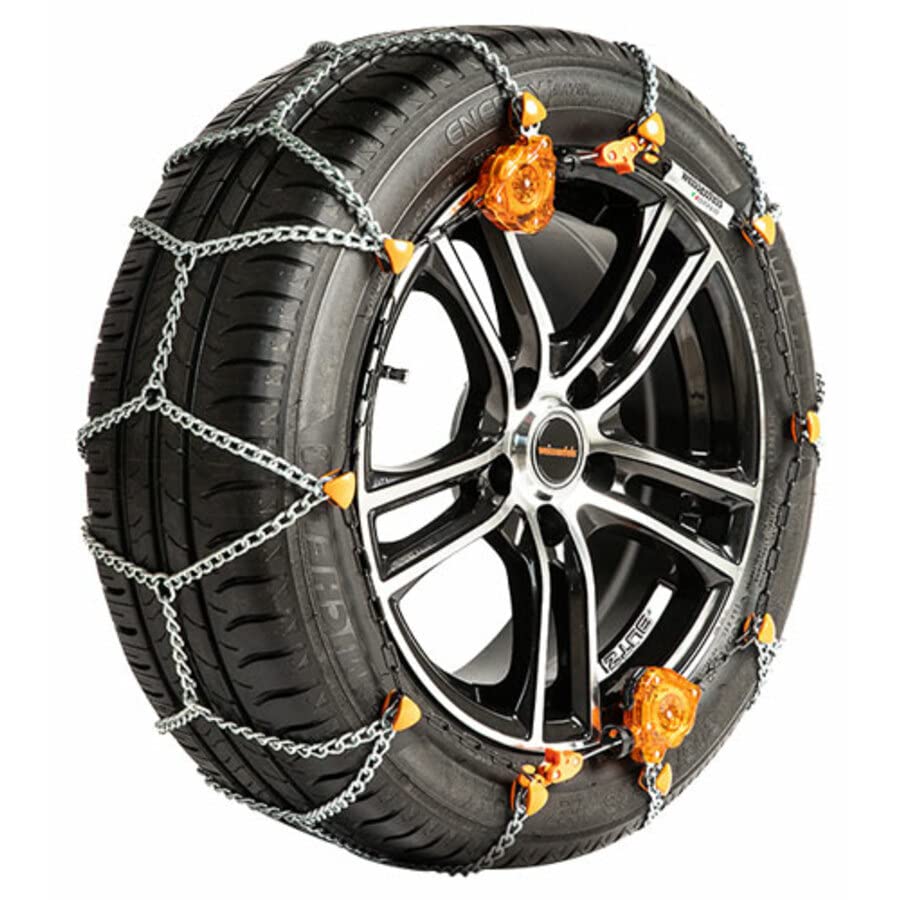Catene da neve WEISSENFELS da 7mm - Modello SETTE M45 - Misura 225/55 R18 - OMOLOGATE TUV, CUNA e ONORM V5117 - per auto di media e grossa cilindrata