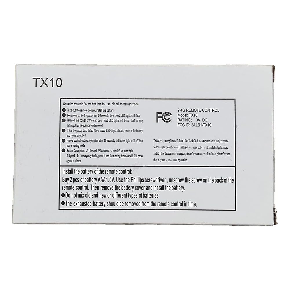 Telecomando ricevitore RX19 12V per veicoli elettrici, set completo