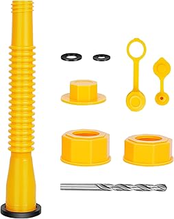 Godboy Gas Can Spout Replacement, Gas Can Nozzle, Flexible Pour Nozzle Suitable for Most 1/2/5/10 Gal Oil Cans, Gas Spout Replacement, Fuel Can Spout, Gas Tank Nozzle