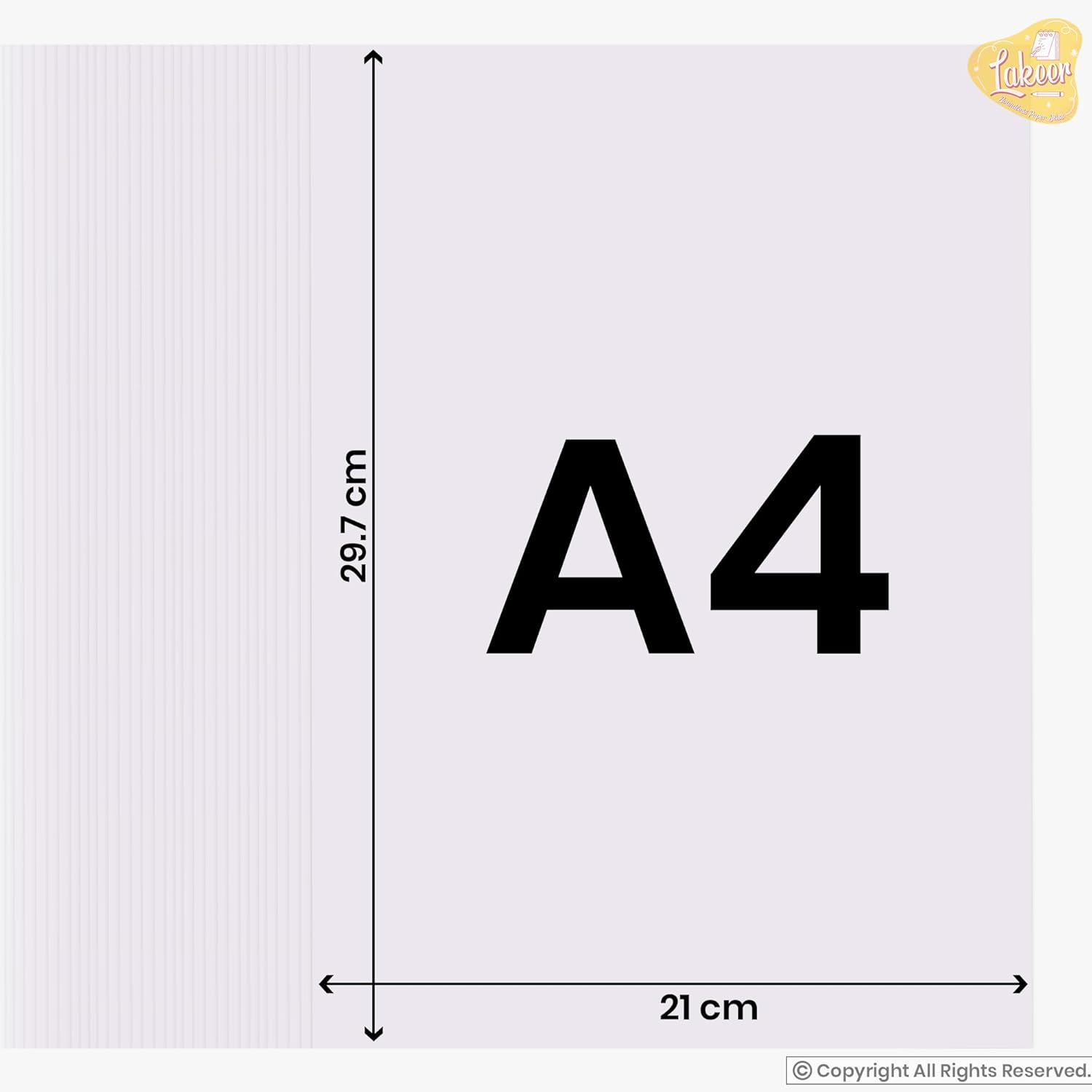 Lakeer A4 Tracing Paper Pack of 100 Sheets