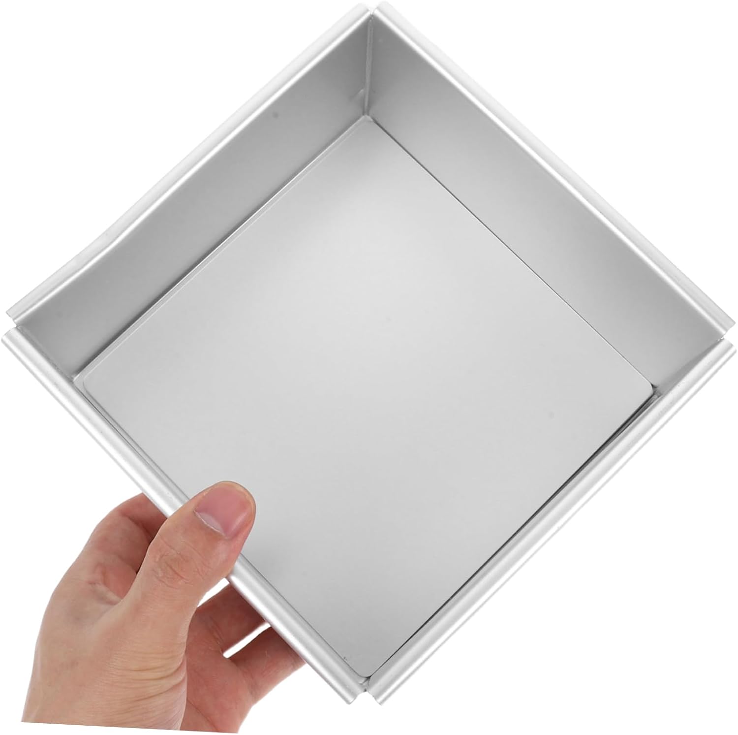 2pcs Robust Mousse Baking Molds Square Cake Molds Easy-release Bottom for Cheesecake Chiffon Tiramisu