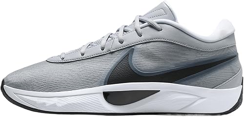 Giannis Freak 6 Basketball Shoes (FV1292-001, Wolf Grey/White/Black) Size 6.5