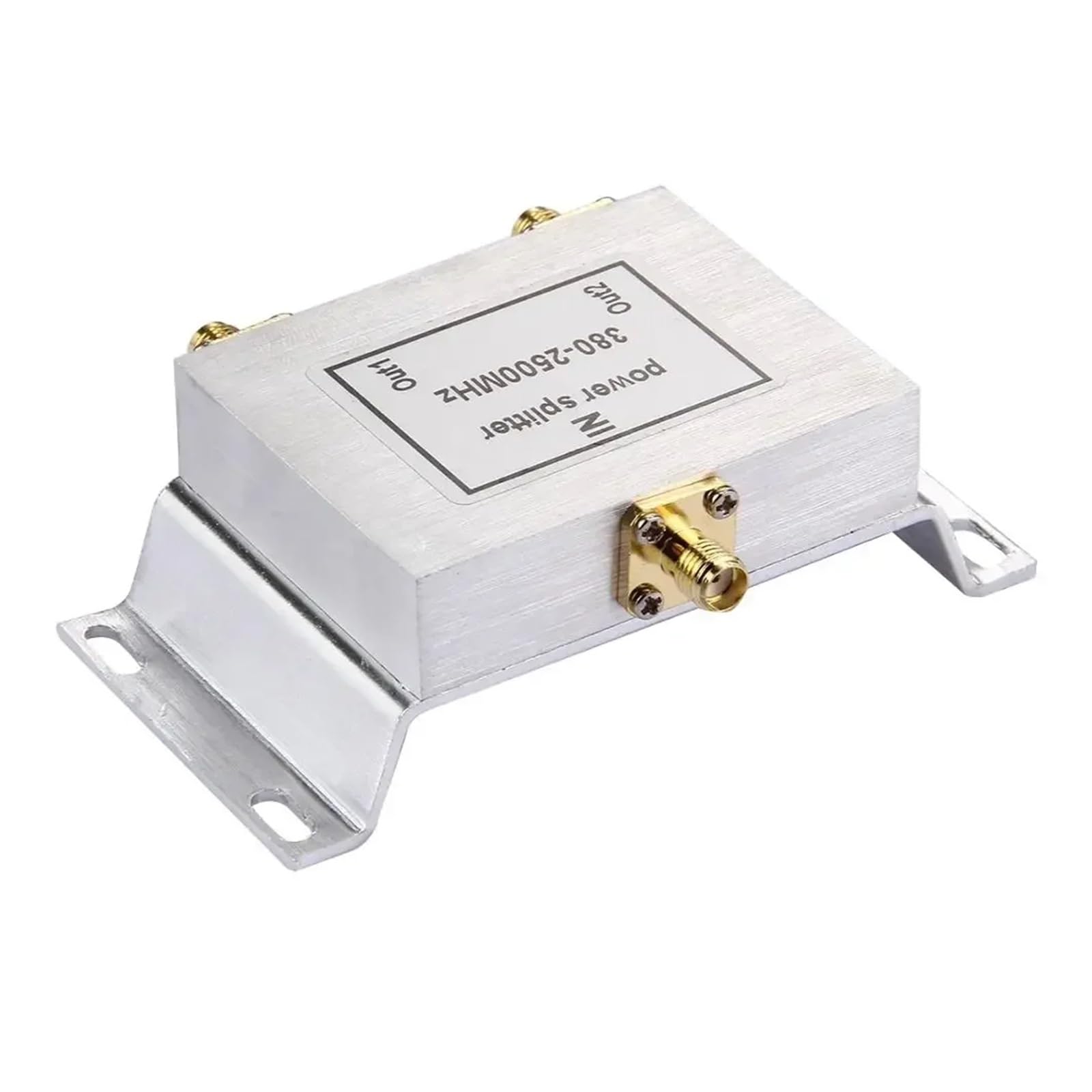 AJDFVHJF 2 Way Power Splitter 380mhz~2500mhz Female Connector Power Divider Splitter Divider
