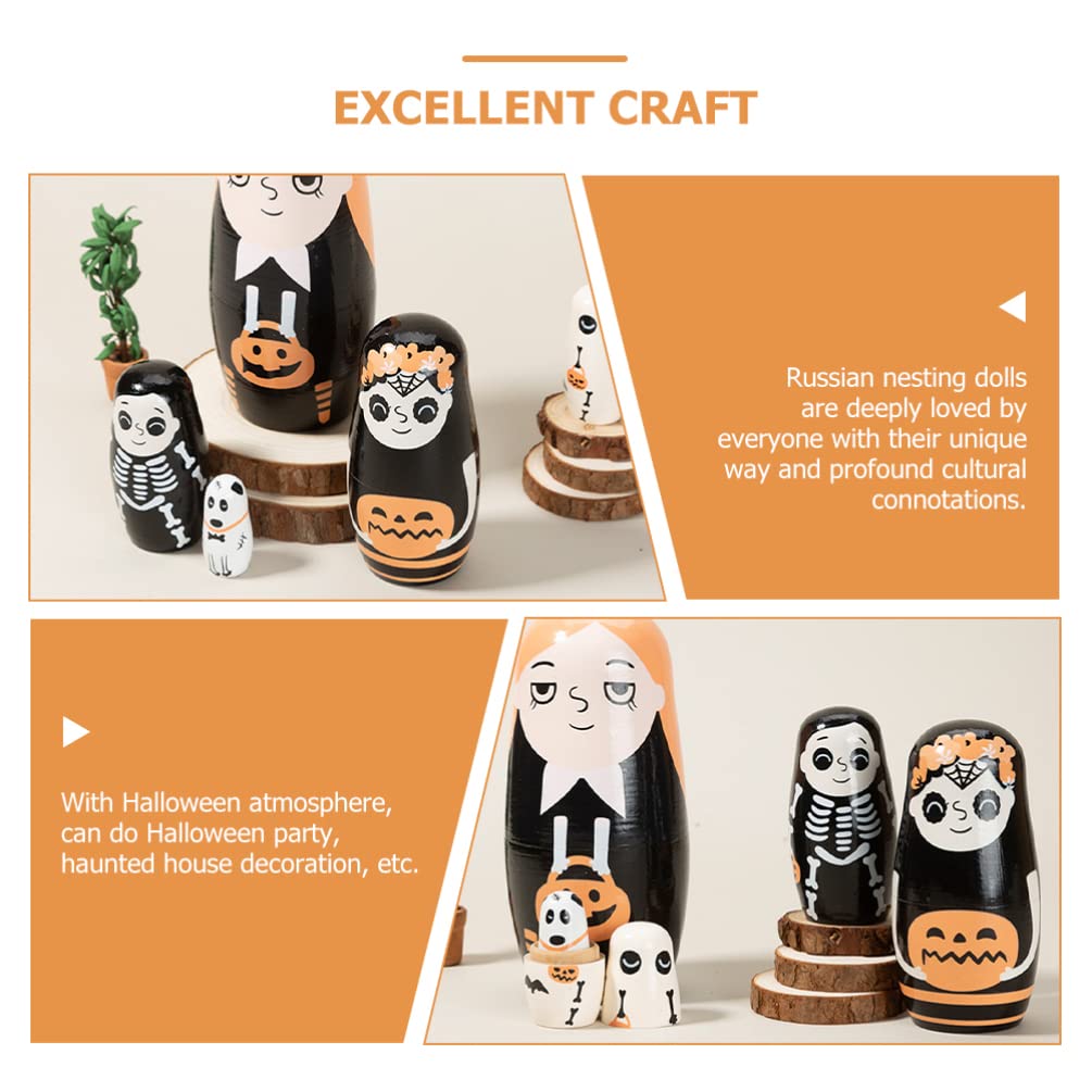 Amazon | ZNUJS(さちえ) ハロウィン ロシア入れ子人形 カボチャ