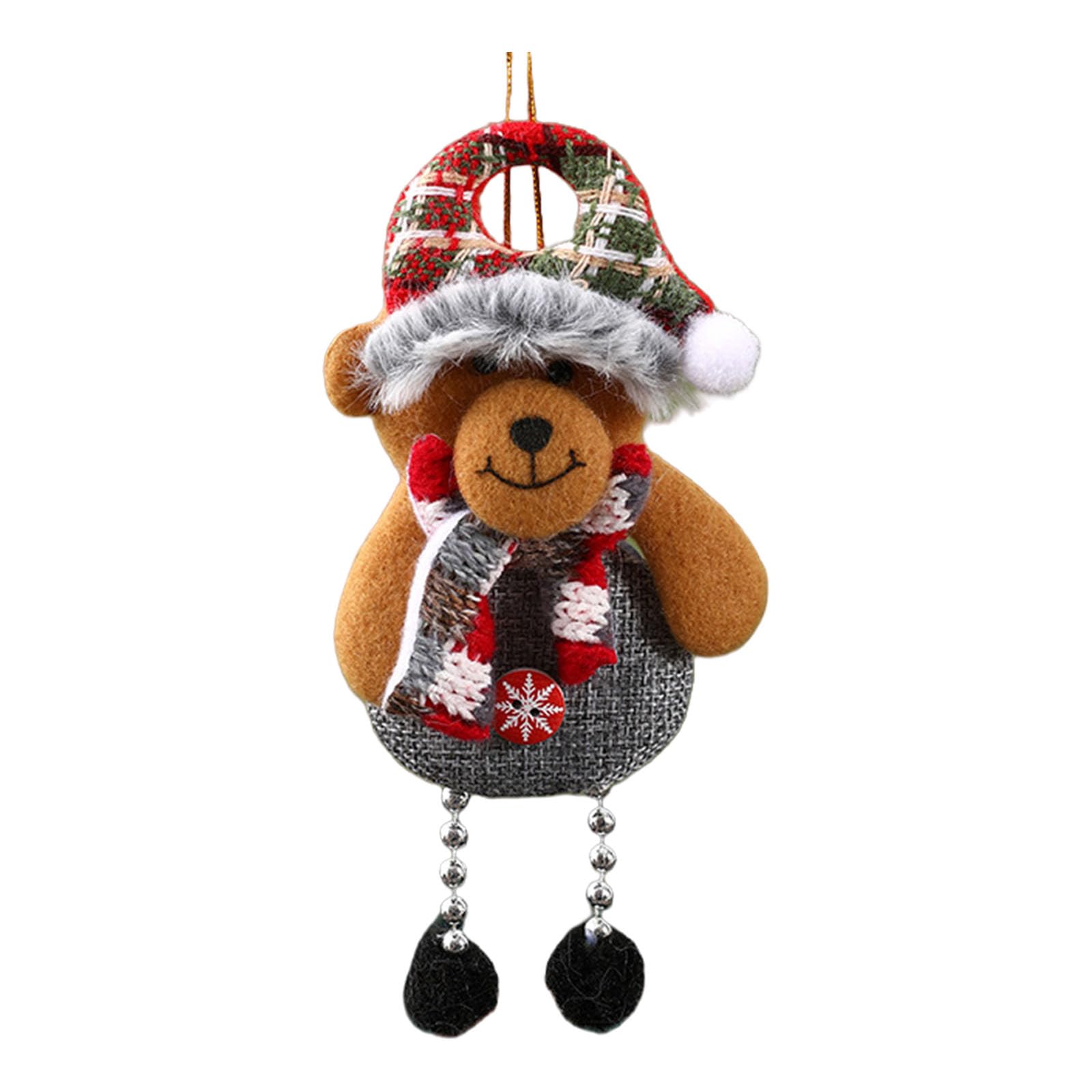Lerpwige Handmade Christmas Figurines Santa/Snowman/Deer/Bear Nonwoven Fabric Decor For Terrariums Gardens & Tabletop Scenes Nonwoven Fabric Santa/snowman/deer/bear Party Supplies