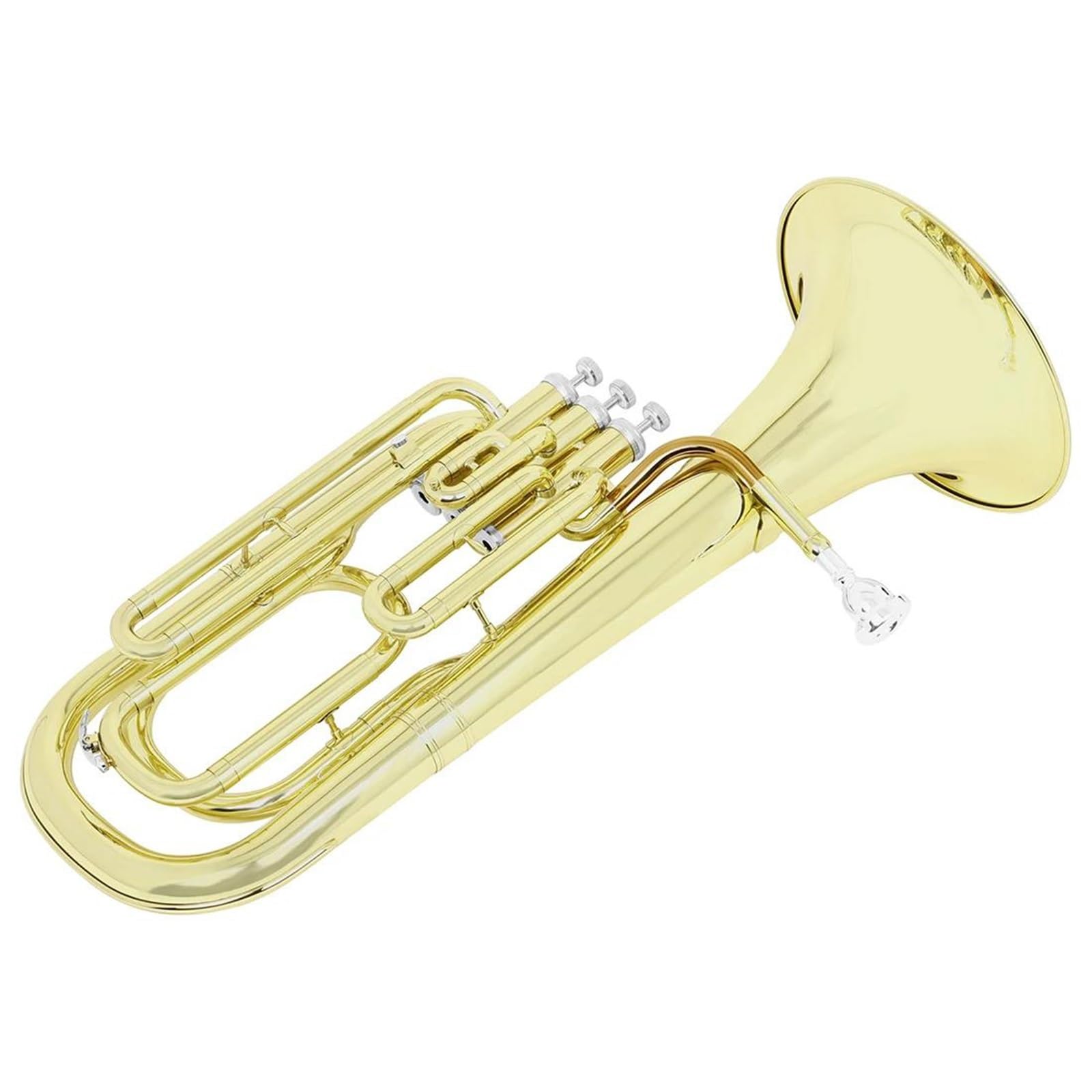 Eufonium Eufonium Bb 3 Kluczowe Pionowe Róg Tenorowy Barytonowe Instrumenty Muzyczne Z Mosiądzu Rękawiczkami Etui