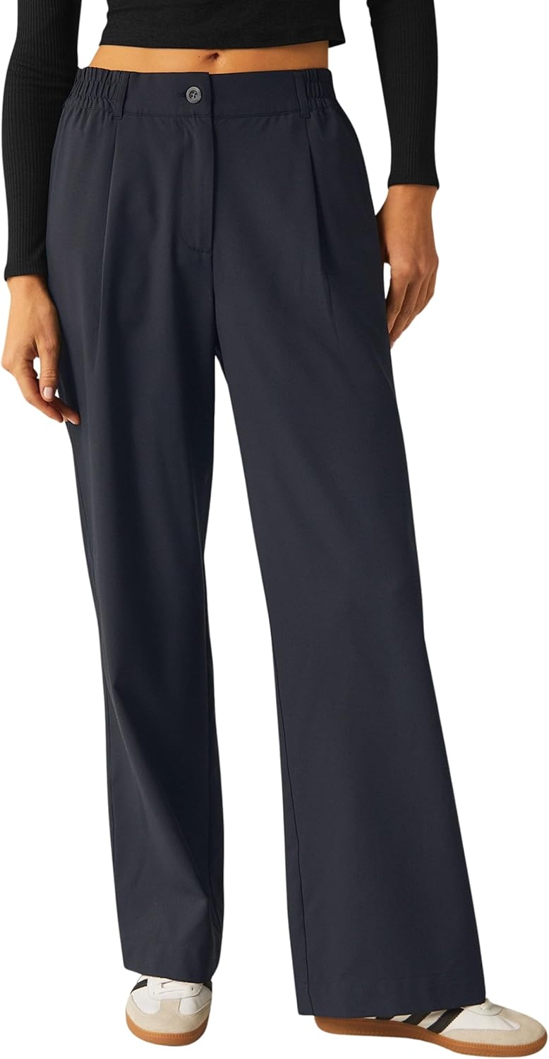 Beyond Yoga Women's Status Wide Leg Trousers